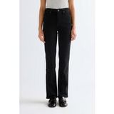 Wrangler Jean coupe droite en denim noir Taille : W27L30