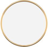 vidaXL Wandspiegel rond Ø20 cm goudkleurig
