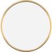 vidaXL Wandspiegel rond Ø20 cm goudkleurig