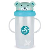 TUM TUM Tippy Up Free Flow Sippy Cup (geen ventiel), Sippy Cup voor peuters, BPA-vrij (Boris Bear 300ml)