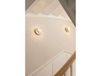 Nuura Liila 1 Applique murale, argent/transparent, Ø 14 cm, IP 44