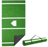 Latios Tapis de frappe de baseball/softball - 366 x 183 cm - Vert