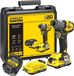 Stanley Werkzeug Stanley Fatmax V20 SFMCF830D2K-QW Accuboormachine met slagfunctie, 18V, borstelloos, 230Nm, 2 x 2Ah accu's + 1,25A oplader