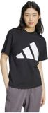Adidas Essentials Big Logo Cotton T-shirt Femme Noir S