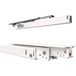 Fultern 7706 wit FR 777A uittrekbare uittrek, lengte 700 mm, staal gepoedercoat