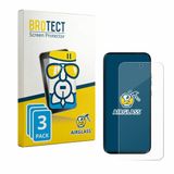 BROTECT Screenprotector 3 Stuks voor Motorola Moto G87 Beschermglas transparant