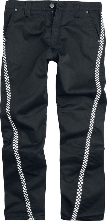 Chet Rock Workshop Broek Heren Stoffen broek - zwart - W34L32
