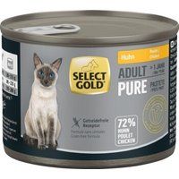 SELECT GOLD Pure Adult Paté kip 6x200 g