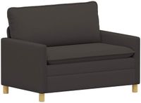 vidaXL Bank Donkergrijs Stof 126 x 81 x 87,5 cm