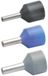 Klauke 4328 Adereindhulzen 1.5 mm² Deels geïsoleerd Zwart 100 stuk(s)