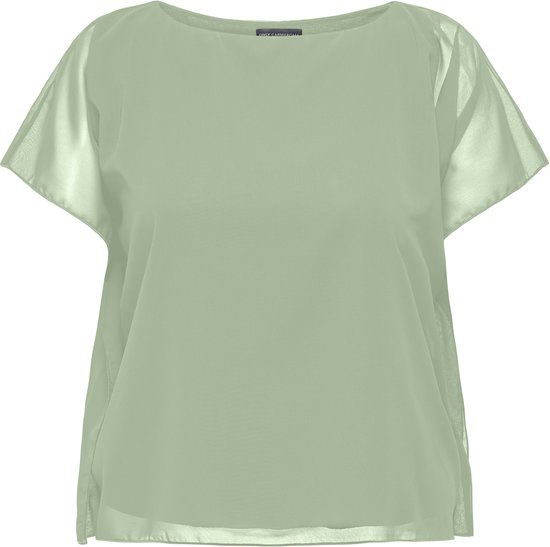ONLY CARMAKOMA Dames Blouse Laurel Green