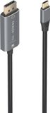 AISENS A109-0880 video kabel adapter 1,8 m USB Type-C DisplayPort Zwart
