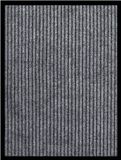 vidaXL Deurmat 60x80 cm gestreept grijs