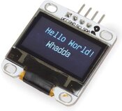 Whadda OLED-display I2C 0.96" 27 x 27 mm - Blauw