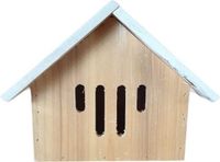 Decoris Insectenhuis grenen licht roze H20cm