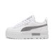 PUMA Mayze Glitter sneakers voor Dames, Wit/Zilver, Maat 36