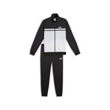 PUMA Trainingspak met kleurvlakken voor Heren, Zwart, Maat XS