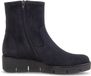 Gabor - Dames - Enkellaarsjes - Blauw - Nubuck