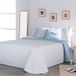 VIALMAN Lichte sprei Sofia 26 voor eenpersoonsbed 105 cm | Sprei 200 x 270 cm, blauw