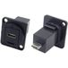 Cliff CP30211X XLR-adapter USB C-bus naar USB C Adaptateur, montage en 1 stuk