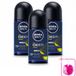 NIVEA MEN Deep Sport Antitranspirant Roller - 50 ml - 3 stuks