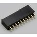 Conrad TC-2506297 Connecteur femelle, 2x6 broches, Noir/Métallique