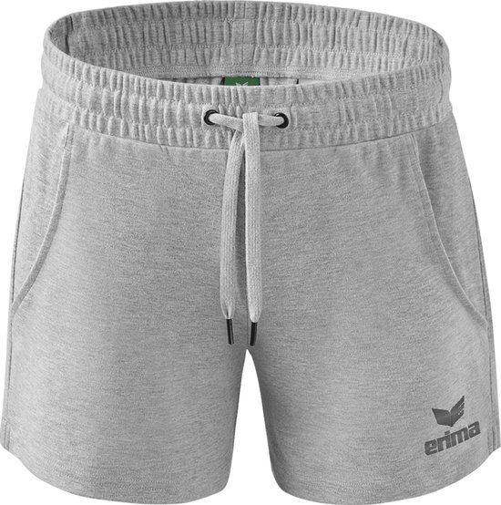 Erima Essential Team Sweatshort Dames - Licht Grey Melange - Maat 40