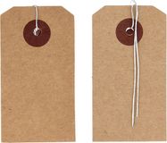 Artemio 50 kraft etiketten 3x5,5 cm bruin