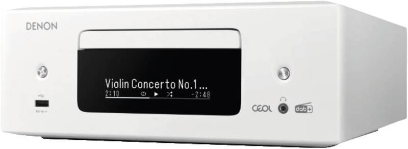 Denon RCD-N12 DAB+ CD-Speler - Wit