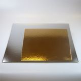 FunCakes Taartkartons Goud/Zilver Vierkant 20 cm