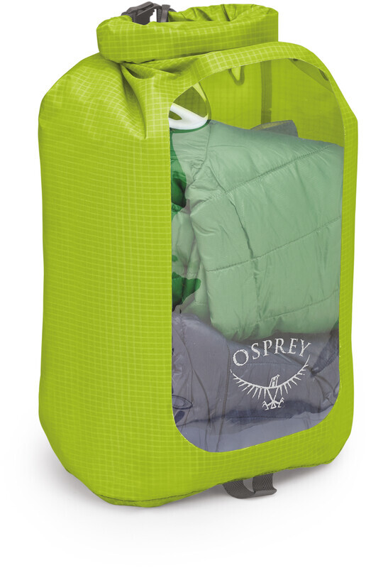 Osprey Osprey Ultralight 12 Drysack met venster, groen