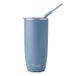 S'well Stainless Steel Tumbler met rietje en schuifdeksel, 700 ml, Desert Sky