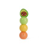 Legami - 3-in-1 markeerstiften, pastelkleuren, groen, geel, oranje, sneldrogend, avocado-thema