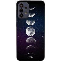 Maniacase Samsung Galaxy A52 5G Hoesje Maan Fase Nacht Ster