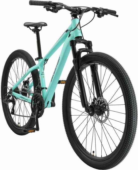 Bikestar Hardtail Alu MTB Sport Mountainbike - 27.5 Inch - 21 Speed - Mint - Unisex