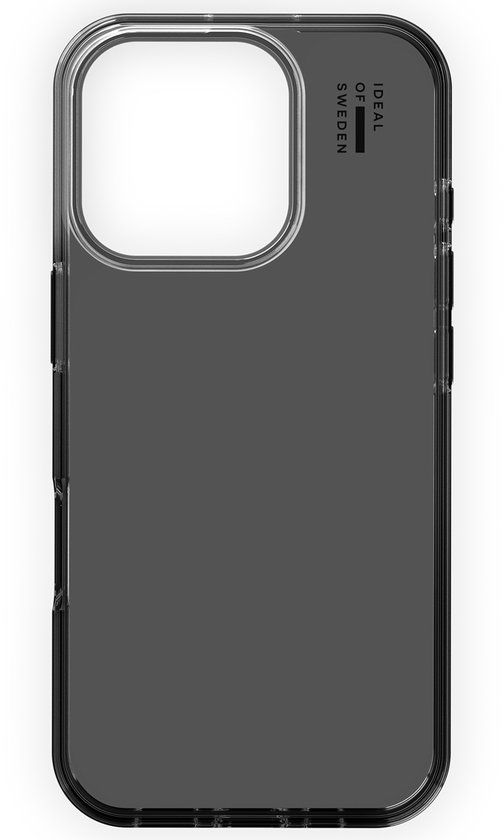 iDeal of Sweden Clear Case geschikt voor Apple iPhone 16 Pro - Tinted Black
