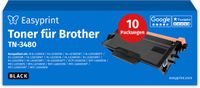Easyprint Toner voor Brother TN3480 Zwart (10 stuks)