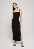 Urban Classics Stretch Lace Lange jurk Zwart XS