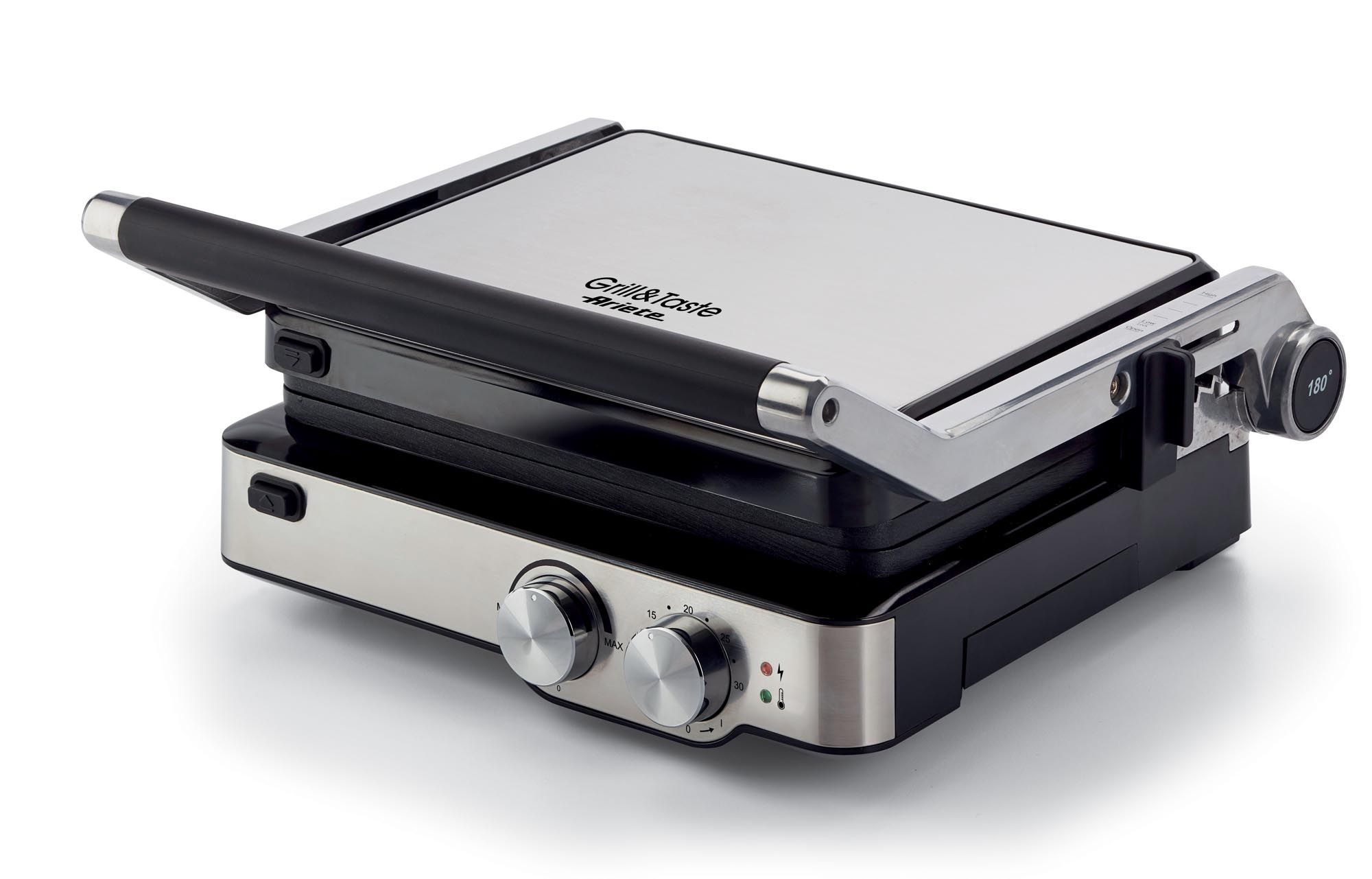 Ariete Grill & Taste - Contactgrill - Zwart, Roestvrijstaal