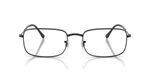 Ray-Ban Rx 3746v Lunettes de vue unisexe noir rectangulaires 54mm