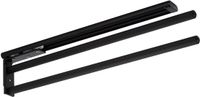 SOTECH Aluminium Handdoekhouder TED 2-armig zwart mat