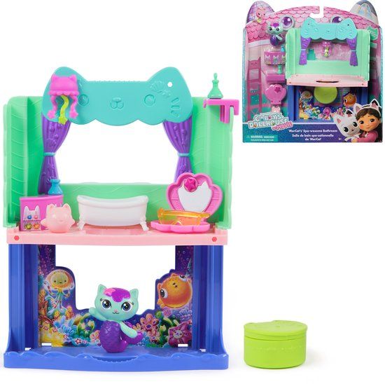 Gabby's Poppenhuis Spin Master Gabby's Poppenhuis Deluxe Figuren Kamers De Film 2 Modellen Assorti