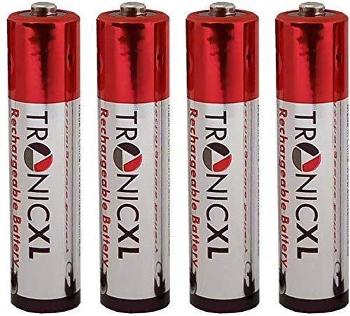 TronicXL 4 stuks batterijen AAA batterij bijv. compatibel met telefoon voor Siemens Gigaset handset batterij SX810 A220 AS285 A510 Duo 455X SX810 A ISDN C150 450X C385 C300A C59H A34 opnieuw oplaadbaar oplaadbaar