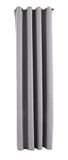 Gardinenbox Newyork grijs H x B 225 x 140 cm 1-pack thermo-gordijn verduisteringsgordijn blackout oogjes geluidsisolerend Öko-Tex UV-bescherming vouwhouder
