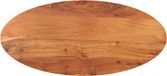 vidaXL Tafelblad ovaal 100x40x2,5 cm massief acaciahout