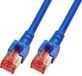 EFB Elektronik Câble réseau Cat6 S/FTP 7,5 m Bleu