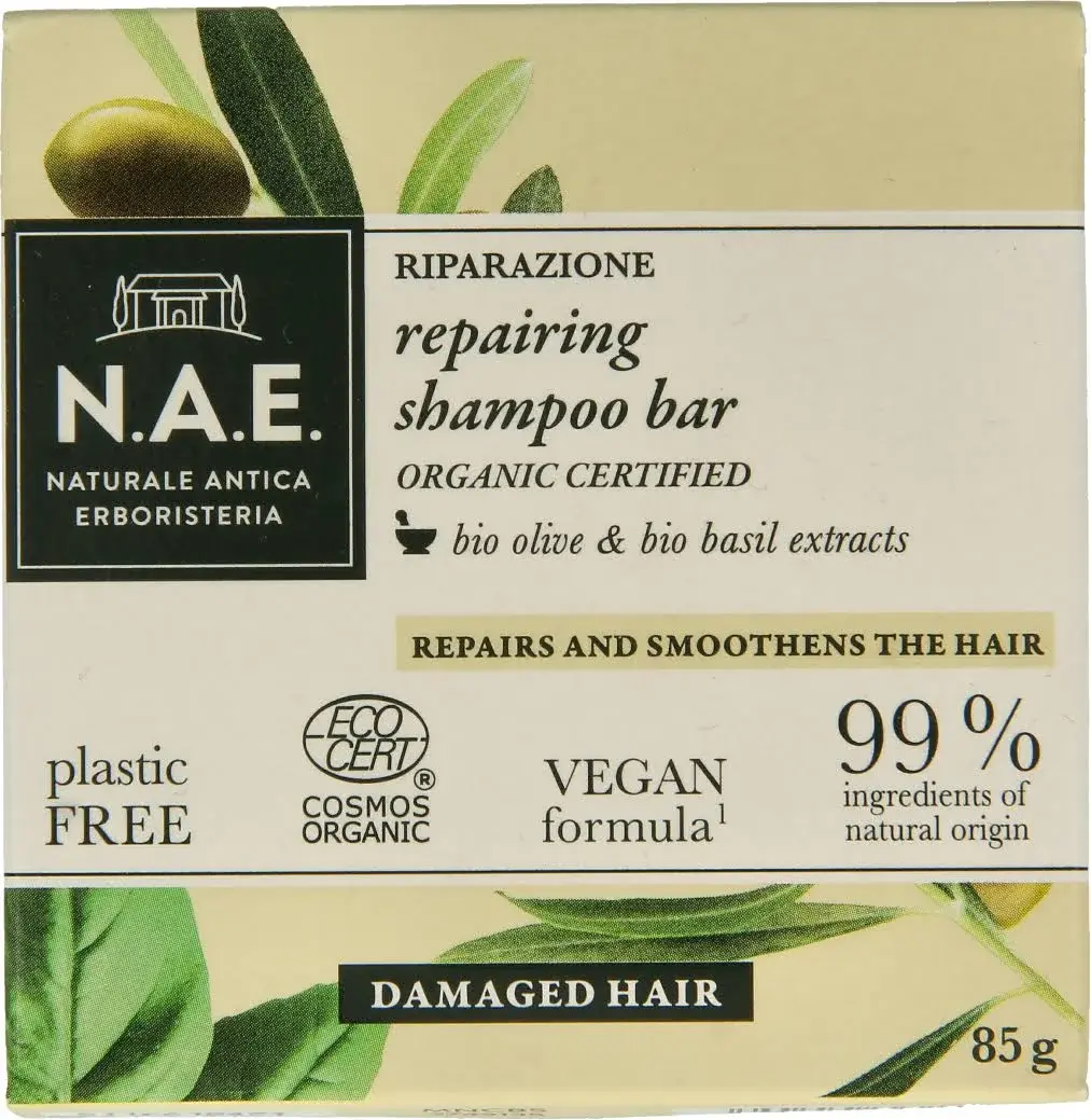 N.A.E. Riparazoine Shampoo Bar Repair Droog Haar 85 G