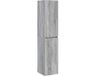 vidaXL Armoire de salle de bain murale gris Sonoma 33 x 34,5 x 160 cm