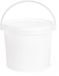 GARRONDA Seau avec couvercle - Plastique - Blanc - 10 pièces