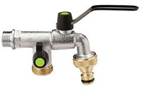 S & M 957000–2 Head 2 ventiel outdoor kraan 1/2 x 3/10,2 cm